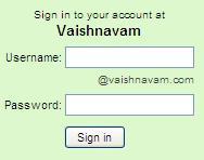 mail@vaishnavam.com
